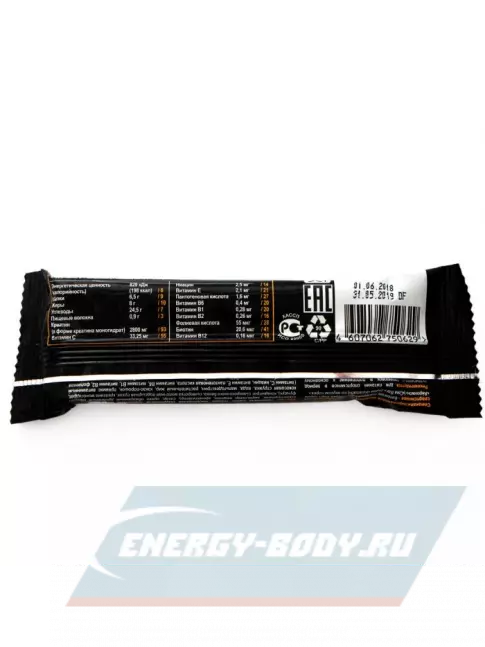 Батончик протеиновый Ironman Crea Bar с креатином 50 гр, Орех - Тёмная глазурь