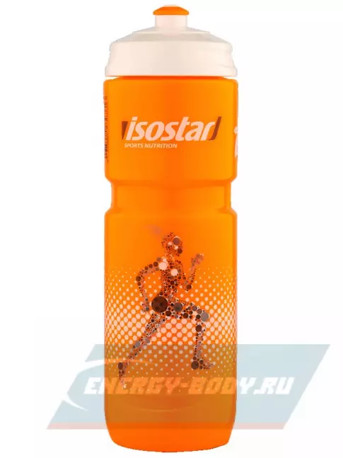  Isostar Спортивная бутылочка Isostar 800 мл Оранжевая с белой крышкой 800 мл, Оранжевый