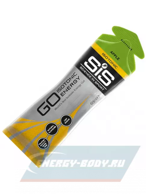 Энергетический гель SCIENCE IN SPORT (SiS) GO Isotonic Energy Gels 7 x 60 мл, Яблоко