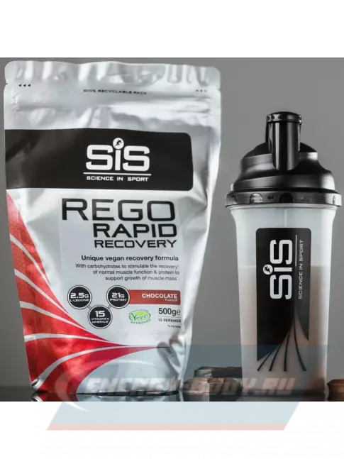 Предтерник SCIENCE IN SPORT (SiS) REGO Rapid Recovery 1500 г, Шоколад