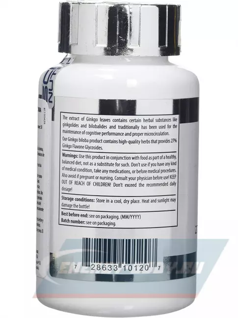  Scitec Nutrition Ginkgo Biloba 100 таблеток