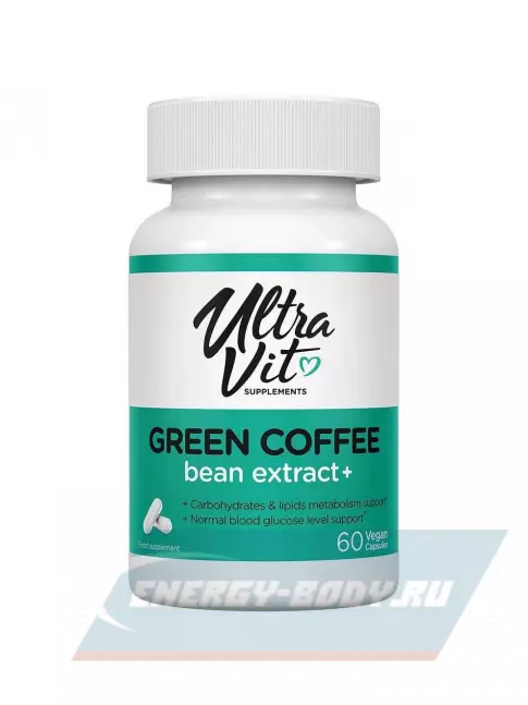  UltraVit Green Coffee Bean Extract 60 капсул