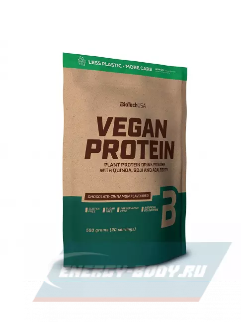 BioTechUSA BioTech Vegan Protein 500 г, Шоколад-корица BioTechUSA BioTech Vegan Protein 500 г, Шоколад-корица