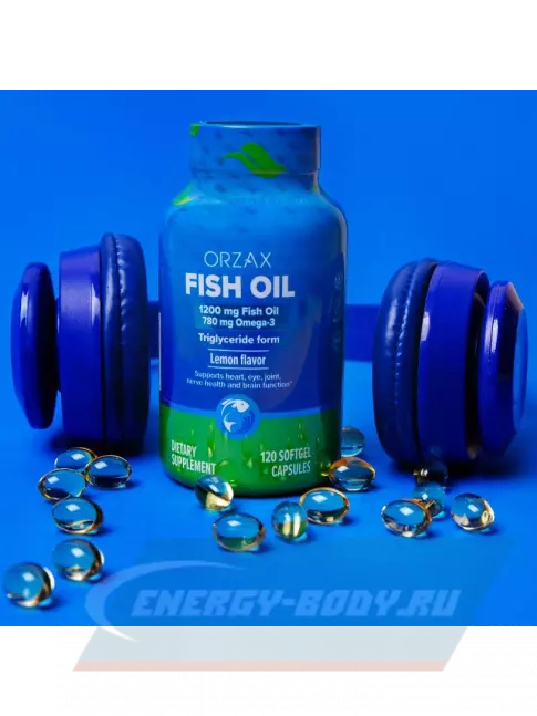 Omega 3 Orzax Fish Oil 1200 mg 120 капсул