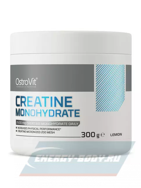  OstroVit Creatine Monohydrate 300 г, Лимон
