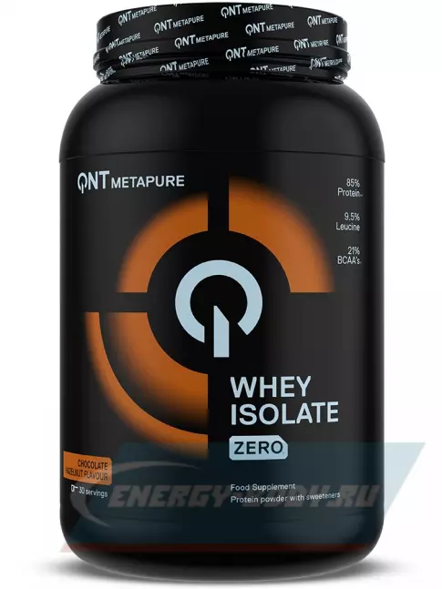  QNT Metapure Whey Isolate Zero 908 г, Шоколад лесной орех