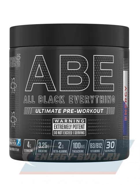 Предтерник APPLIED NUTRITION ABE - PRE-WORKOUT 315 г, Энерджи