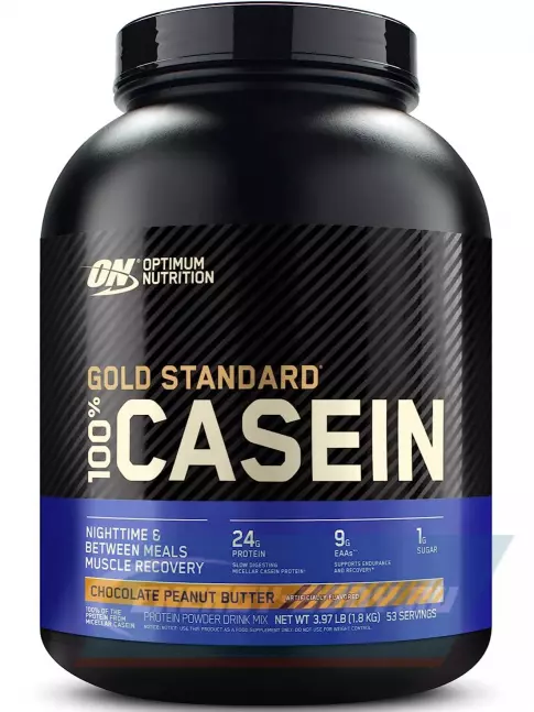  Optimum Nutrition 100% Casein Gold Standard 1800 г, Шоколад - Арахисовое масло