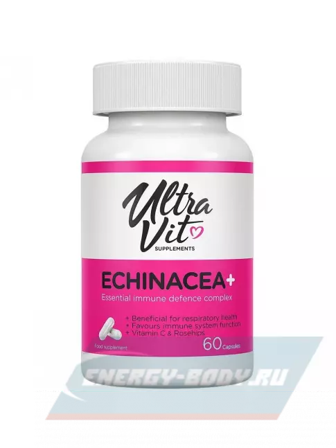 Повысить иммунитет UltraVit Echinacea 200mg 