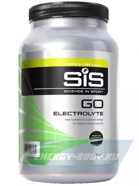  SCIENCE IN SPORT (SiS) GO Electrolyte Powder 1600 г, Лимон-Лайм