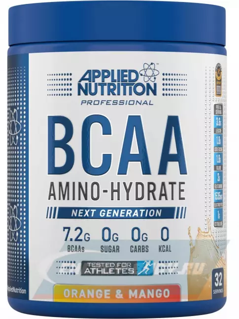 ВСАА APPLIED NUTRITION BCAA Amino Hydrate 450 г, Апельсин и манго