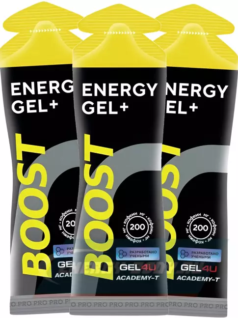 Энергетический гель GEL4U BOOST 3 х 60 г, Вишня