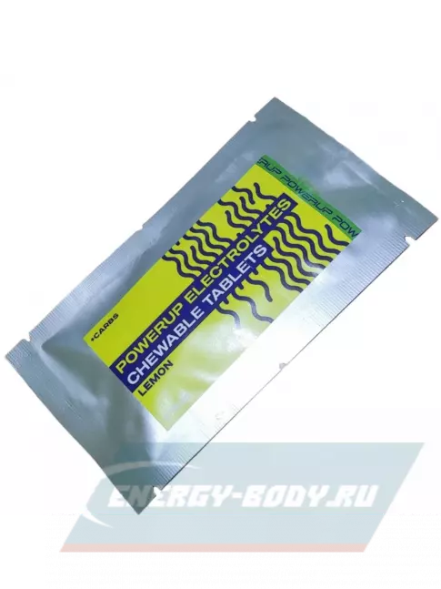  Powerup Electrolytes Chewable Tablets 2 x 15 таблеток, Лимон