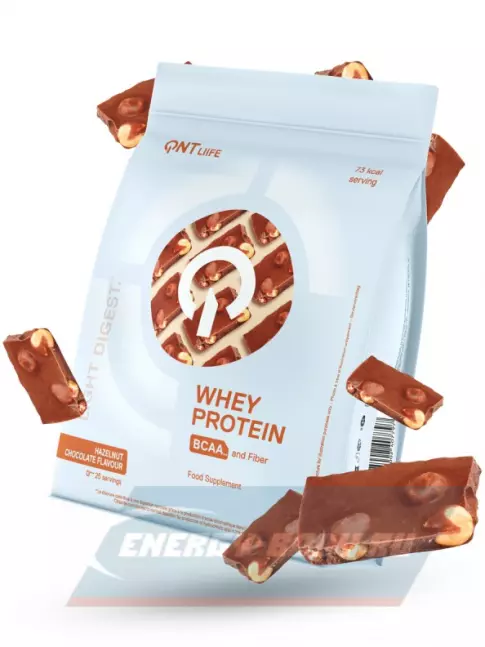  QNT Light Digest Whey Protein 500 г, Лесной орех - шоколад