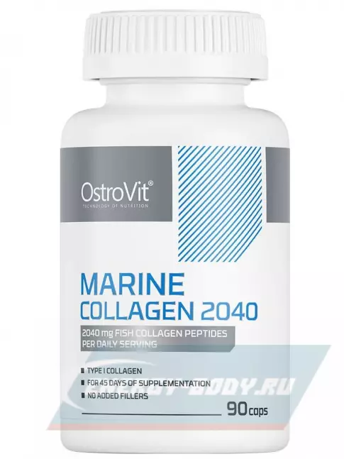 COLLAGEN OstroVit Marine Collagen 2040 90 капсул