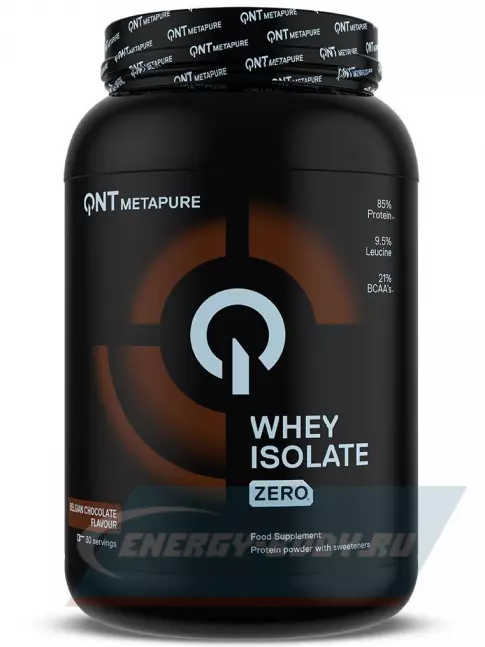  QNT METAPURE ZERO CARB 908 г, Бельгийский шоколад