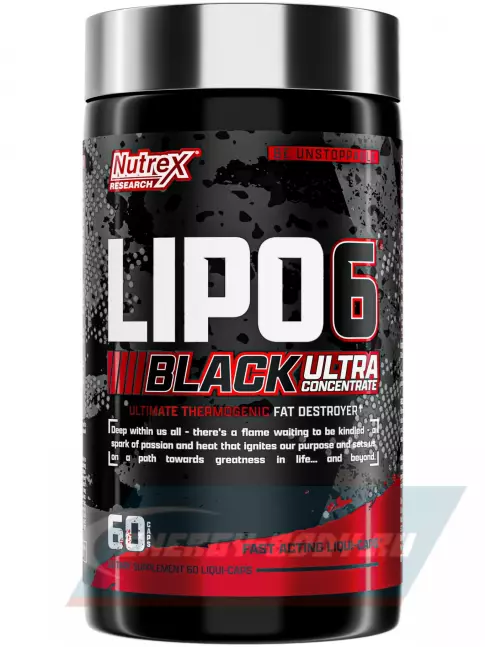  NUTREX Lipo-6 Black Ultra Concentrate (+Yohimbine) 60 капсул