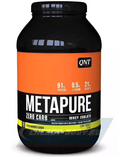  QNT METAPURE ZERO CARB 908 г, Лимон - Меренга