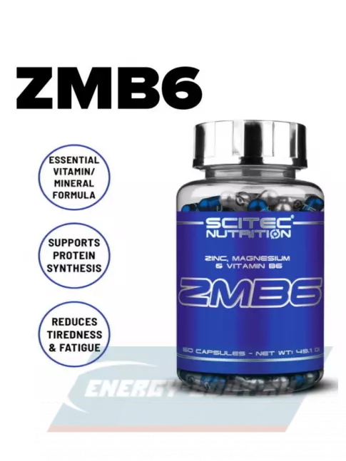  Scitec Nutrition ZMB6 60 капсул