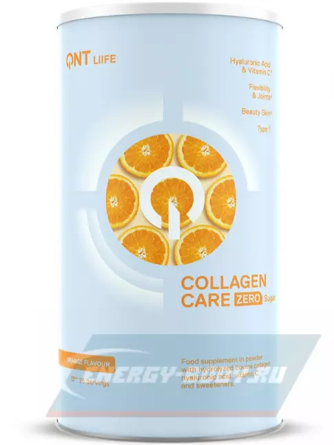 COLLAGEN QNT Life Collagen Care Zero 390 г, Апельсин