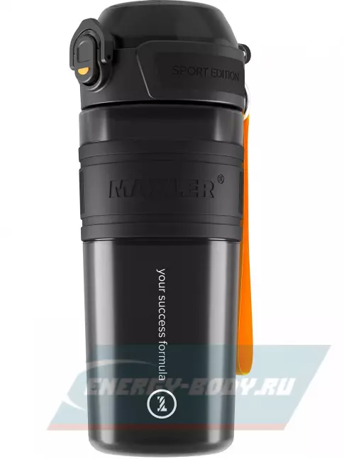  MAXLER Shaker Bottle Sport Edition 750 мл, Черный