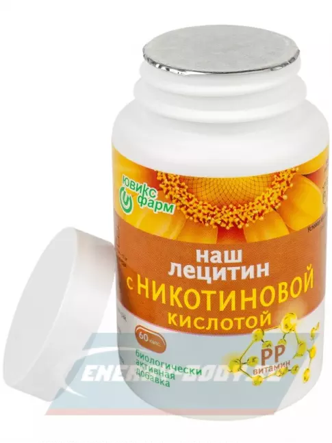Omega 3 НАШ ЛЕЦИТИН с Никотиновой кислотой 60 капсул
