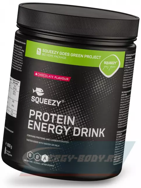 Предтерник SQUEEZY PROTEIN ENERGY DRINK Шоколад