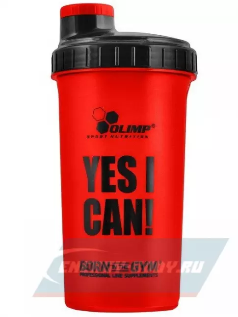  OLIMP Шейкер 700 мл YES I CAN! 700 мл, Красный