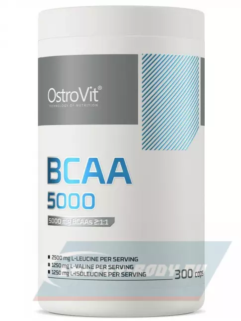 ВСАА OstroVit BCAA 5000 mg 300 капсул