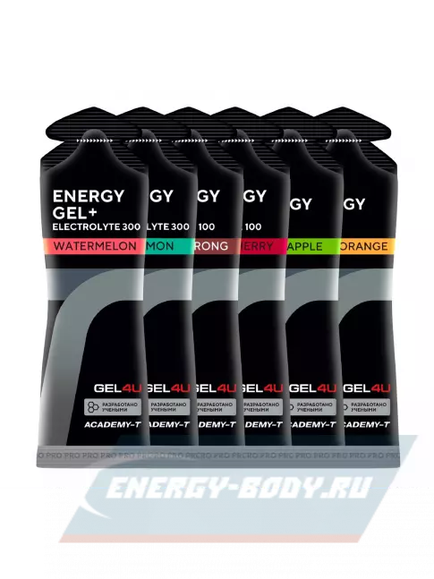 Энергетический гель GEL4U Energy Gel MIX 6 x 60 г, Апельсин, Яблоко, Лимон и Мята, Соленый Арбуз, Вишня, Кола Энергетический гель GEL4U Energy Gel MIX 6 x 60 г, Апельсин, Яблоко, Лимон и Мята, Соленый Арбуз, Вишня, Кола