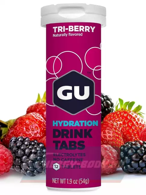  GU ENERGY GU HYDRATION DRINK TABS 2 x 12 таб, Лесные ягоды