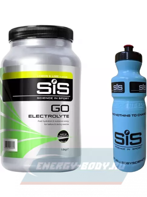  SCIENCE IN SPORT (SiS) GO Electrolyte + Бутылочка синяя Лимон-лайм №4