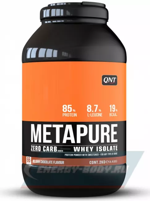  QNT METAPURE ZERO CARB 2000 г, Бельгийский шоколад