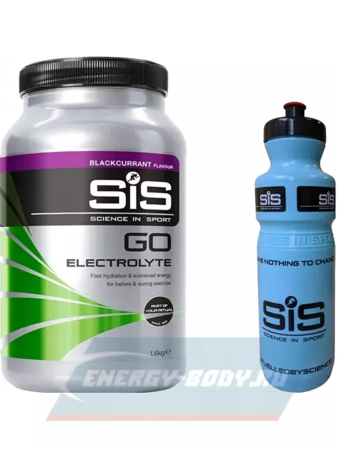 SCIENCE IN SPORT (SiS) GO Electrolyte + Бутылочка синяя Черная смородина №2