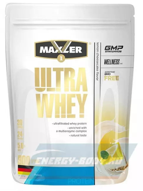  MAXLER Ultra Whey 900 г, Лимонный Чизкейк
