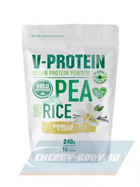  GoldNutrition V-Protein 240 г, Ваниль