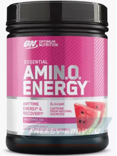 Аминокислотны Optimum Nutrition Essential Amino Energy 585 г + шейкер, Арбуз