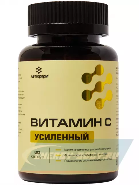  Летофарм Витамин C 500 мг усиленный 60 капсул