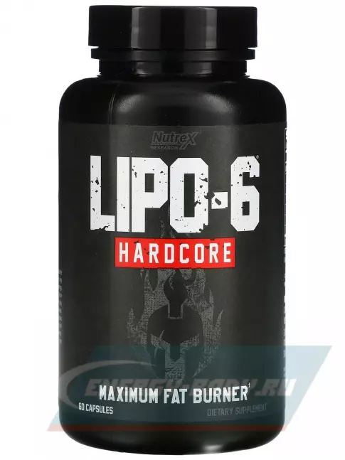  NUTREX Lipo-6 Hardcore 60 капсул