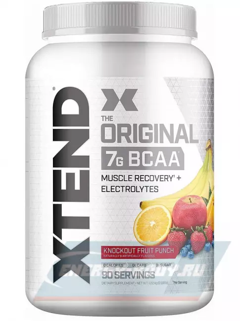 ВСАА Xtend Xtend Original 2:1:1 1194 г, Сногсшибательный фруктовый пунш