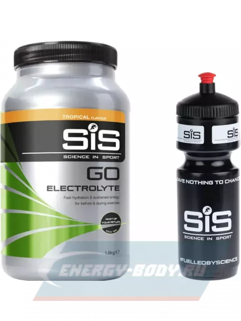 SCIENCE IN SPORT (SiS) GO Electrolyte + Бутылочка черная Тропические фрукты №4