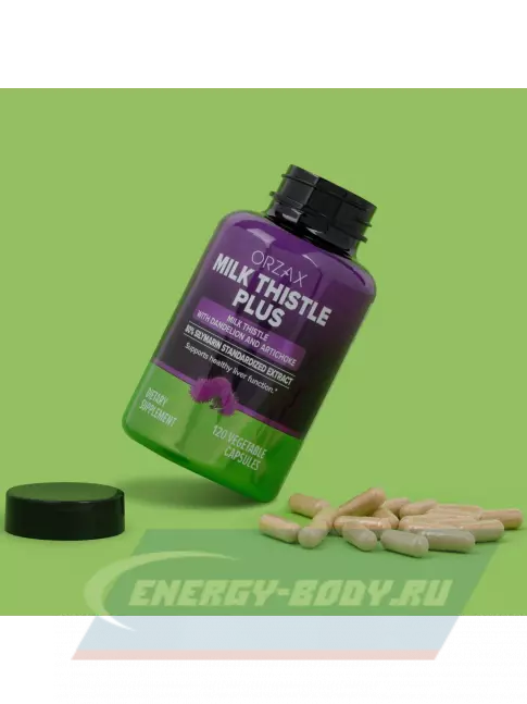  Orzax Milk Thistle Plus 120 веган капсул