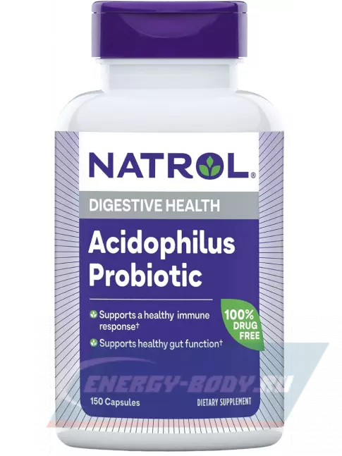  Natrol Acidophilus Probiotic 100 mg 150 капсул