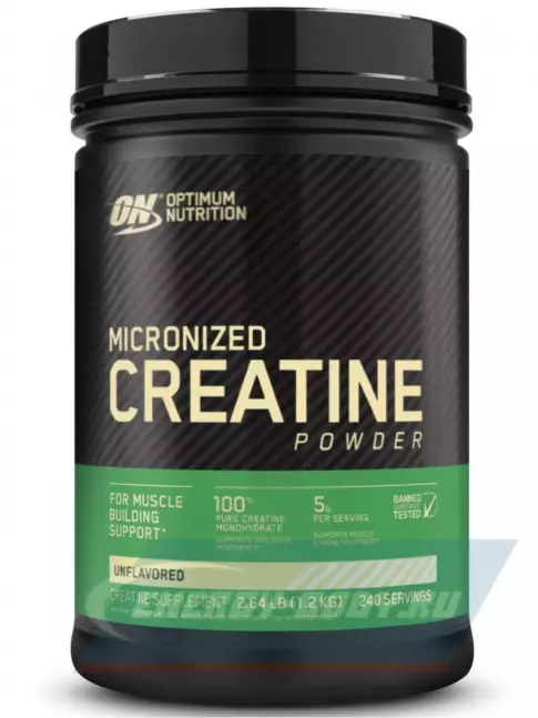  Optimum Nutrition CREATINE POWDER Micronized 1200 г, Нейтральный