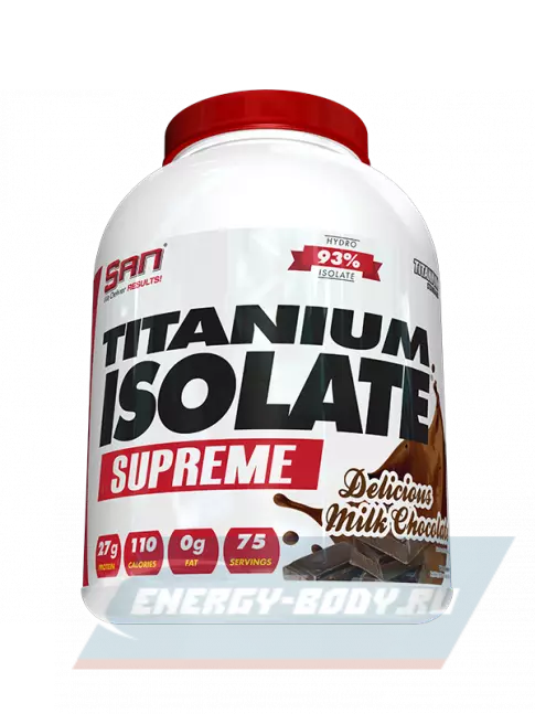  SAN Titanium Isolate Supreme 2240 г, Молочный шоколад