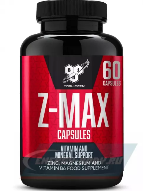  BSN Z-Max 60 капсул, Нейтральный