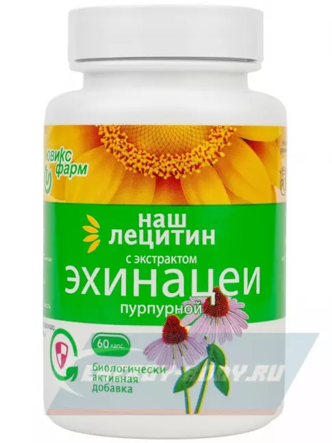 Omega 3 НАШ ЛЕЦИТИН с экстрактом Эхинацеи 60 капсул