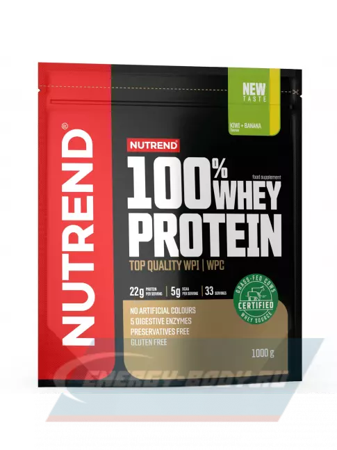  NUTREND 100% Whey Protein 1000 г, Киви - Банан