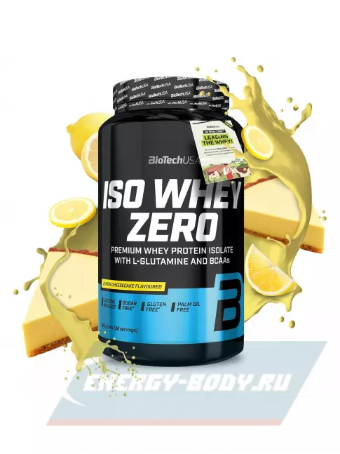  BioTechUSA Iso Whey Zero 908 г, Лимонный чизкейк