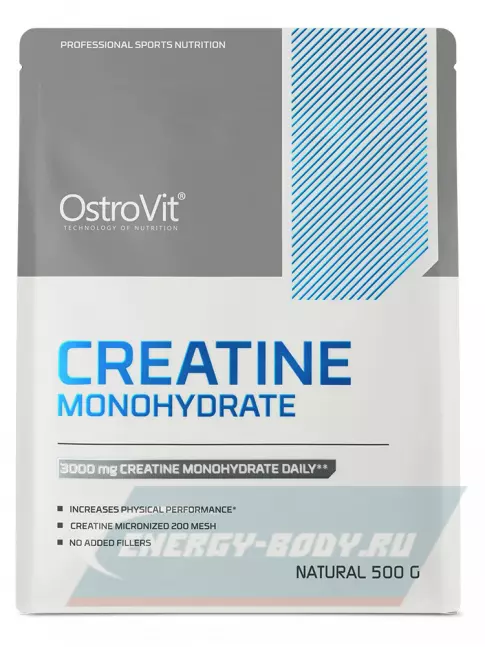  OstroVit Creatine Monohydrate 500 г, Натуральный
